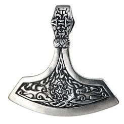 HERSIR, Norse Axe, silver pendant