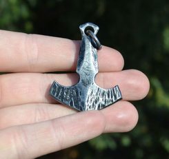 VIKING SWORD, sterling silver pendant