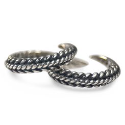 VIKING BRAIDED RING, Sterling Silver, Ag 925