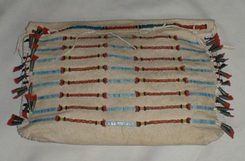 Native American Art and Crafts  Beaded Cushion - Indian shop