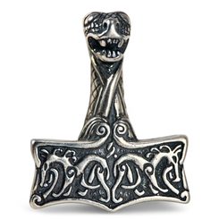 THOR'S HAMMER, Oseberg style, pendant, silver 925