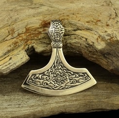 HERSIR, viking hache, pendentif, bronze