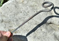 FORGED SPIRAL TENT PEG