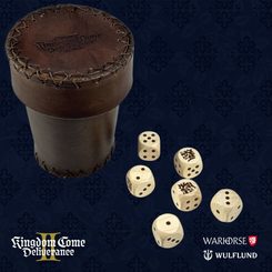 FARKLE dice with cup, Kingdom Come: Deliverance, official merch