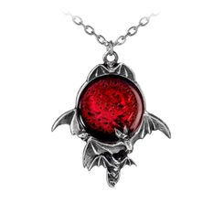 Blood Moon, bat, necklace, Alchemy England