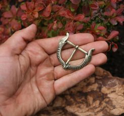 Bronze Viking Buckle, Gokstad, Norway, replica