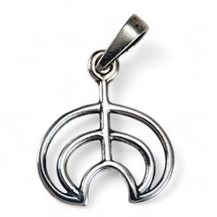 CELTIC LUNE, silver replica of a Iron Age pendant, Ag 925