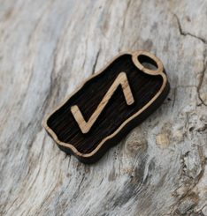 TIWAZ, Fer, forgé, pendentif