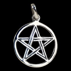 PENTAGRAM - petit pendentif en argent