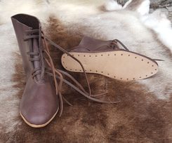 LUCIEN, medieval leather boots
