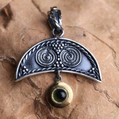 Levona Silver MOLDAVITE Ring