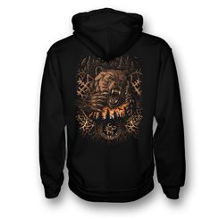 SIBERIAN BEAR SPIRIT Hoodie zipper, Naav