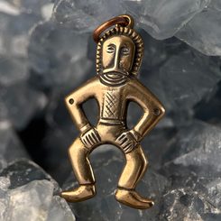 VUK, Wolf Pendant Gold plated