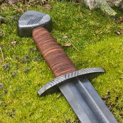 BORG, etched Viking Sword
