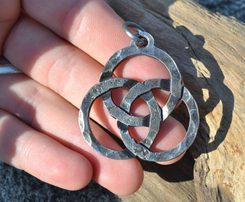 OTHILA, forged rune, amulet, steel