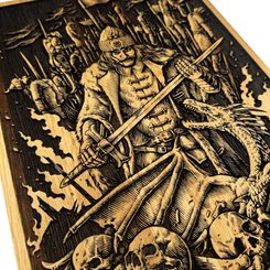 Vlad Taupesh, wall decoration, wood 32x46cm