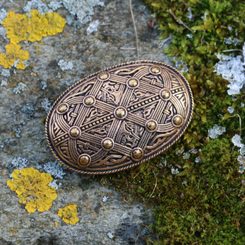 Viking Turtle Brooch, bronze