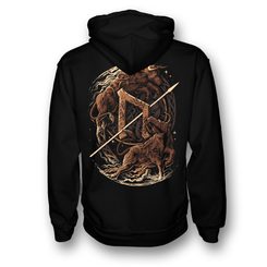 URUZ Viking Hoodie zipper