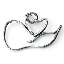 FOX, silver pendant