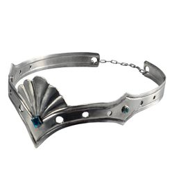 CAROLUS, magnificent medieval crown, glass