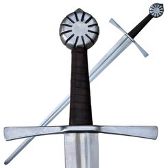 CARL, épée à une main, XIVe siècle, Full Tang, type XIV selon Oakeshott