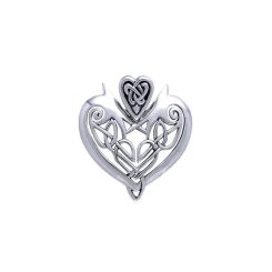 Celtic Knotted Heart Pendant
