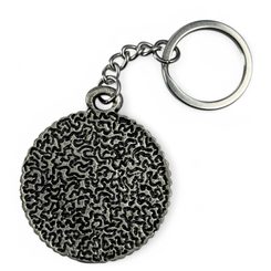 King Premysl Otakar II, key ring, zinc, enamel