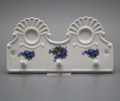 Kitchen holder porcelain, Forget-me-not