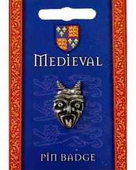 Pin, medieval gargoyle