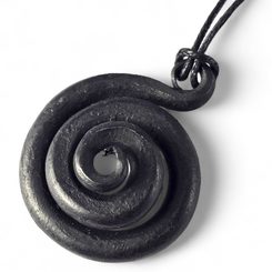 Geschmiedete Spirale, Anhänger