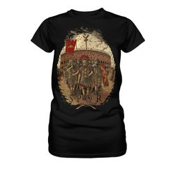 S.P.Q.R. Roman T-shirt Frauen NAAV farbig