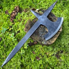 Medieval Hurlbat throwing axe