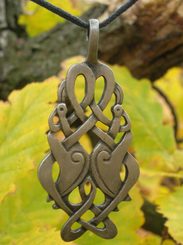 CELTIC HERONS - amulet