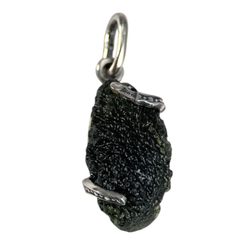 SABINA, Moldavite, pendentif, argent 925/1000