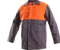 WELDING JACKET, orange-grey