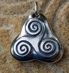 TRISKEL, pendentif, argent 925