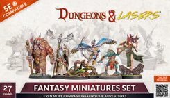 Dungeons & Lasers: Fantasy Miniatures Set - Even more companions for your adventure!