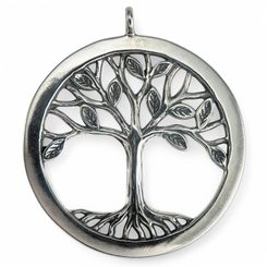 Tree of Life pendant - Large, sterling silver