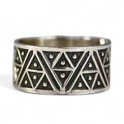 BORWIN, Viking or Slavic Ring, silver
