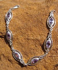 KNOTS OF LIFE, silver bangle, Ag 925, 9 g