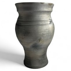 Medieval goblet, smoked ceramics