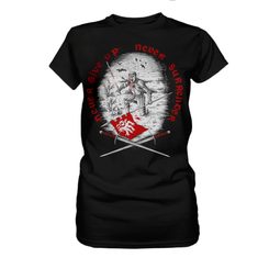 Never Give Up, Never Surrender, woman´s T-Shirt