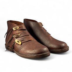Wikinger Lederstiefel - niedrig
