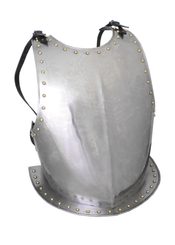 Plastron médiéval en acier