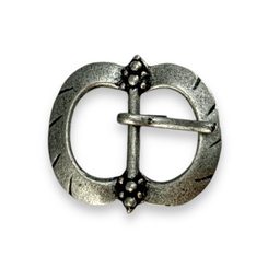 HISTORICAL BUCKLE XIII, colour silver