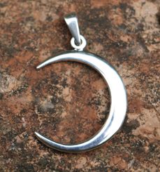 LUNA - MOON, silver pendant