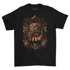 Sibirischer Bär Herren-T-Shirt farbig, Naav