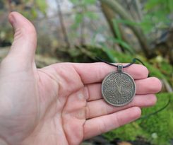 BEAR KOLOVRAT, pendant, pewter