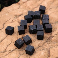 GAMING DICE - black, 1 piece