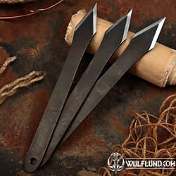 WHITE SHARK THROWING KNIVES, set of 3 Sharp Blades - throwing knives  Weapons - Swords, Axes, Knives 